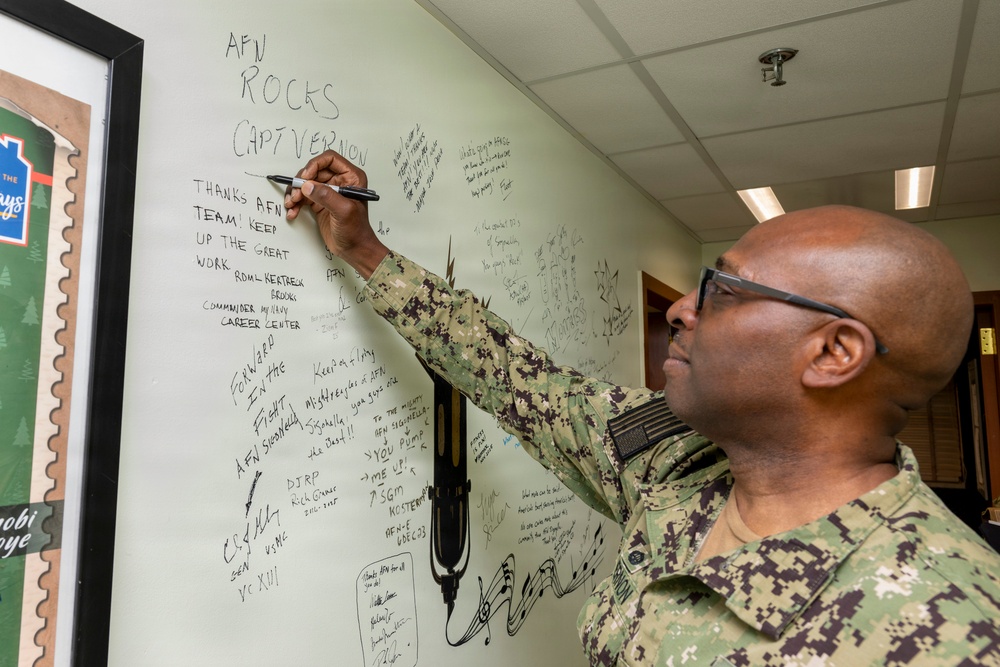 AFN Sigonella holds an interview with NMRTC Sigonella