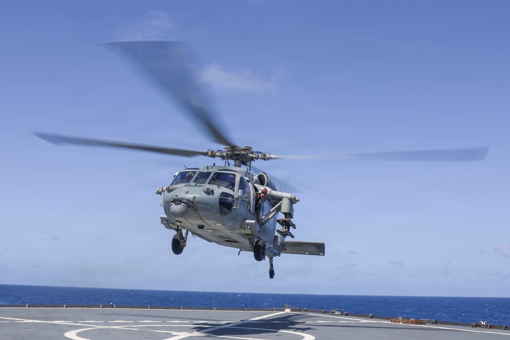 USS Comstock Conducts Flight Quarters