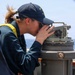 John Finn Conducts A Replenishment-At-Sea
