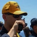 John Finn Conducts A Replenishment-At-Sea