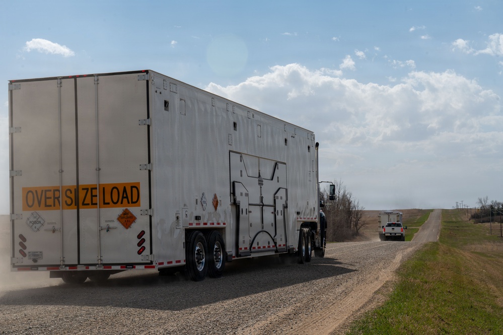 Minot welcomes the Payload Transporter Replacement 3