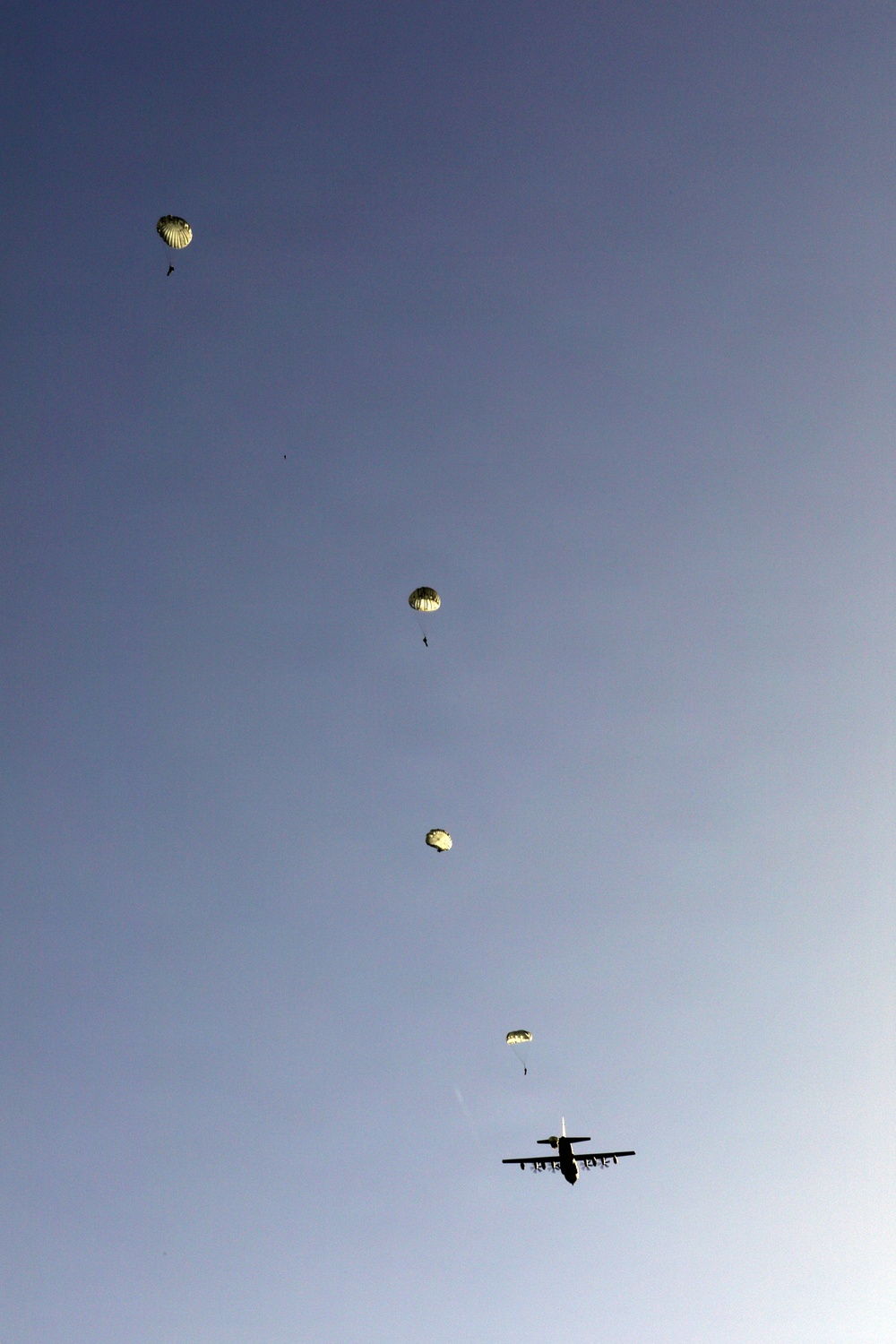 NATO SOF descend from the sky