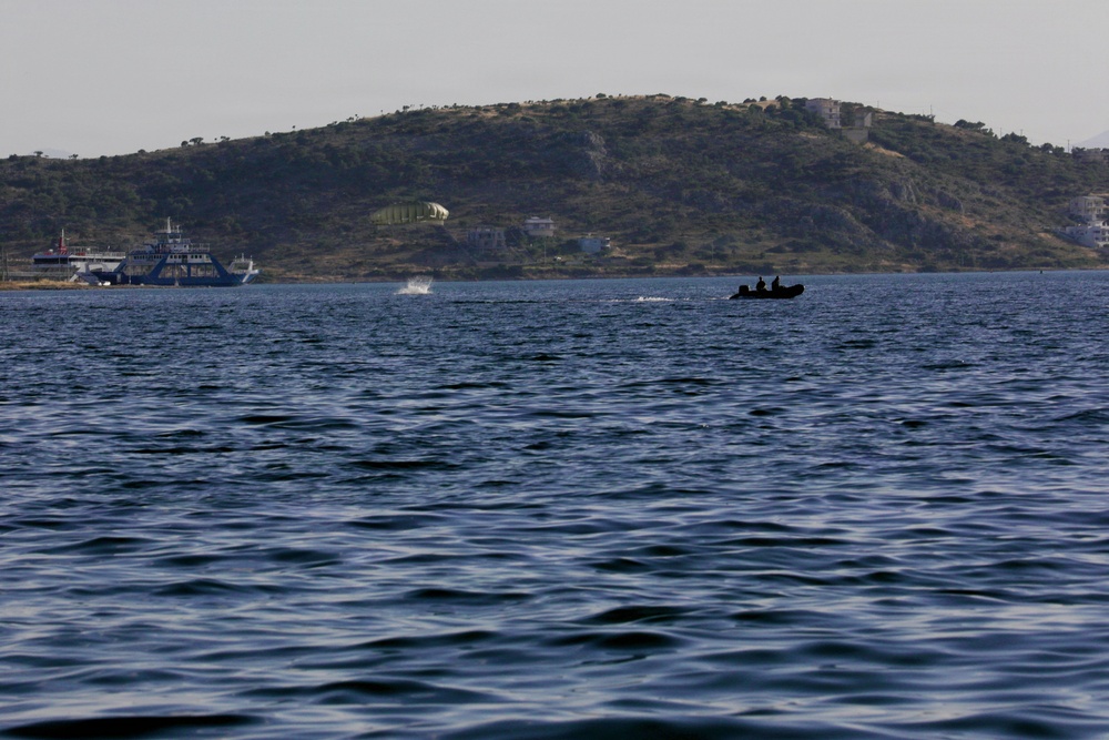 NATO SOF descend from the sky