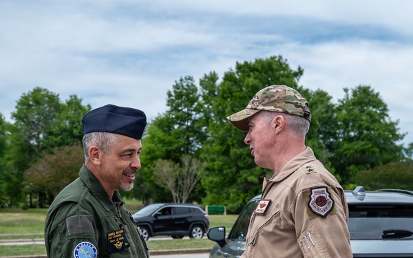 French Air and Space Force Lt. Gen. Le Bouil visits AFCENT