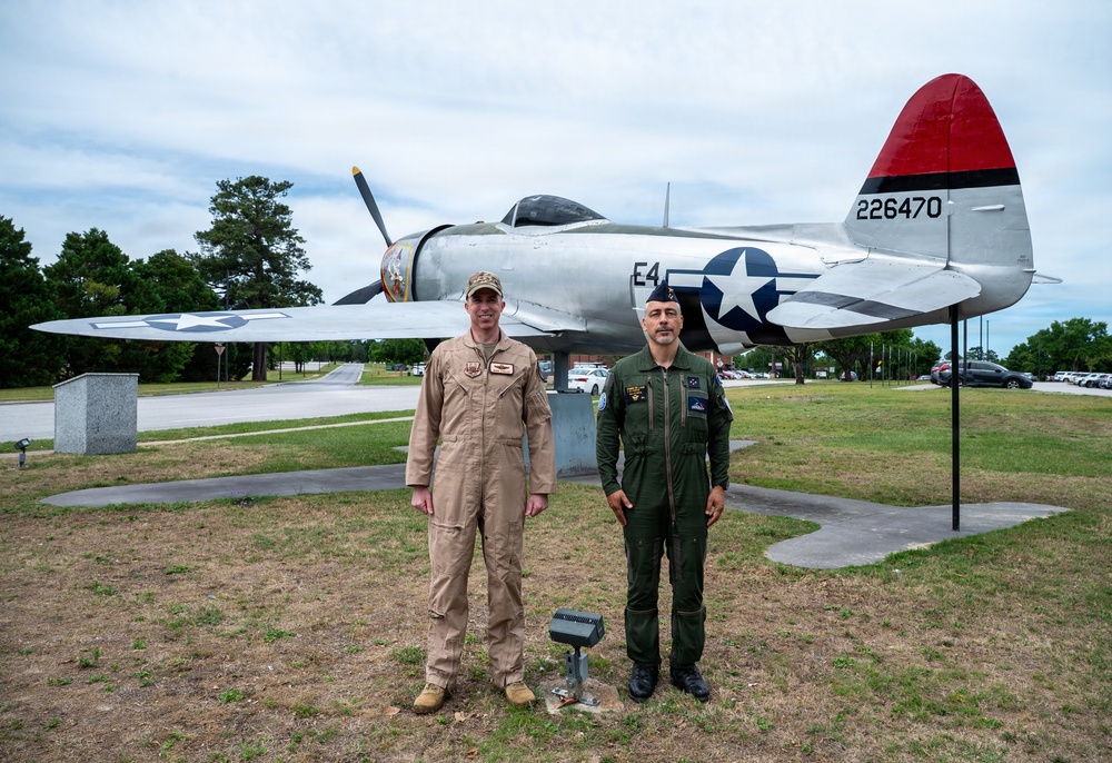 French Air and Space Force Lt. Gen. Le Bouil visits AFCENT