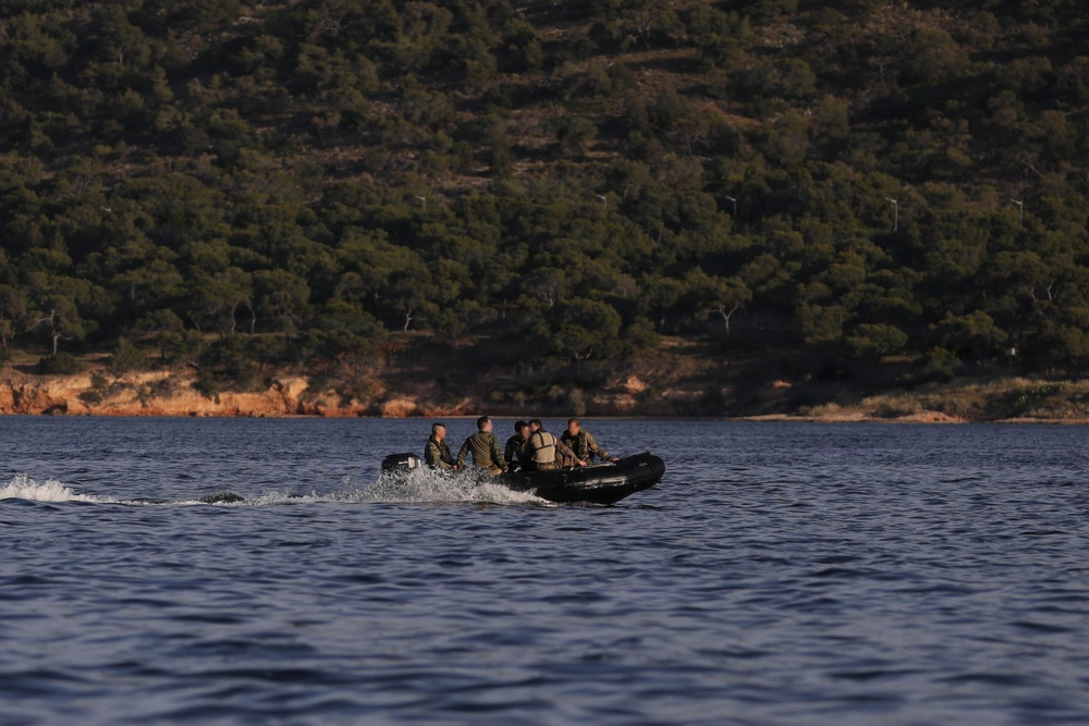 NATO SOF descend from the sky
