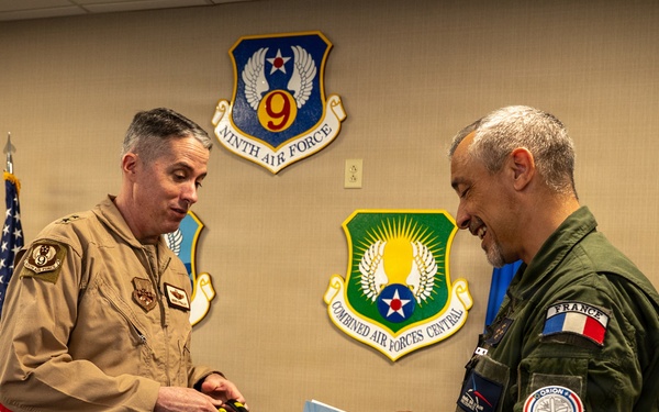 French Air and Space Force Lt. Gen. Le Bouil visits AFCENT