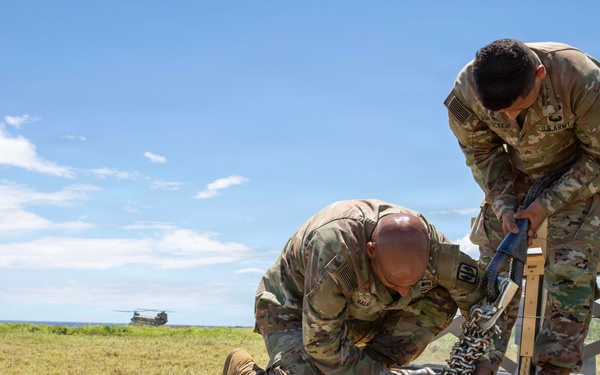 Joint Task Force Southern Conduct Guard Sling Load Training at Naval Base Guantanamo Bay