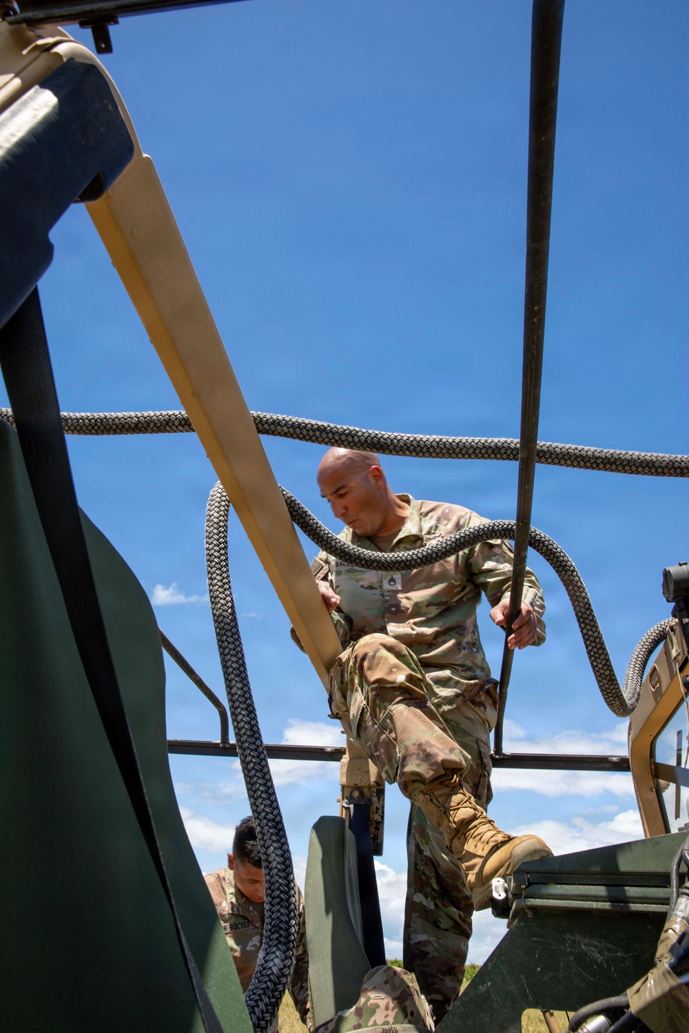 Joint Task Force Southern Conduct Guard Sling Load Training at Naval Base Guantanamo Bay
