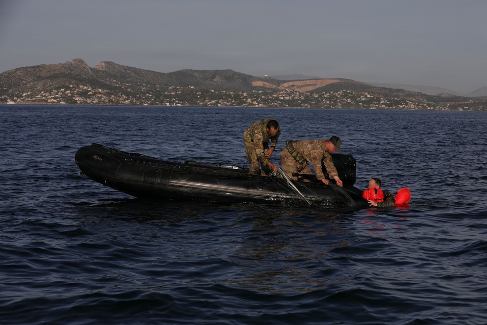 NATO SOF descend from the sky