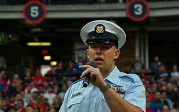Coast Guard participates at Cleveland Guardians Armed Forces Day 2026