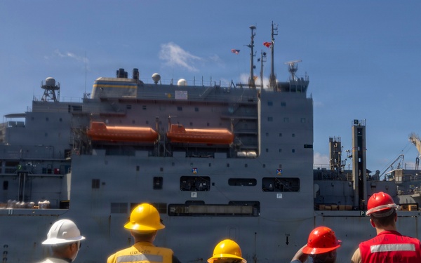 USS Delbert D. Black Conducts a Replenishment-at-Sea