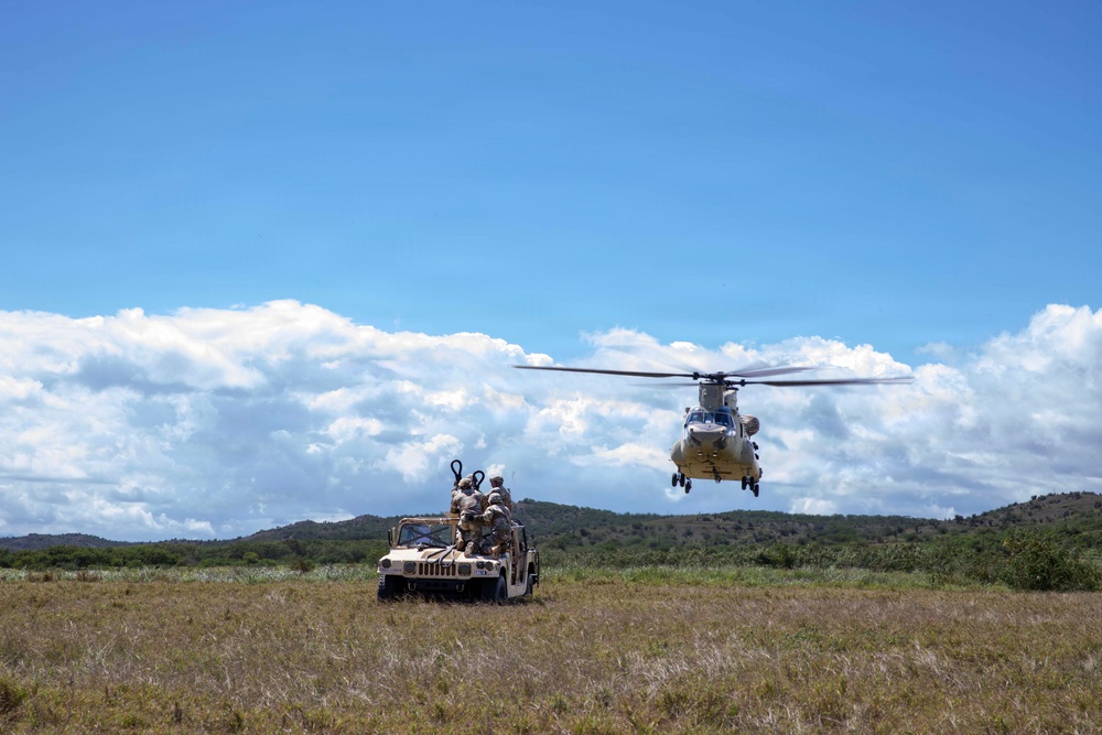Joint Task Force Southern Guard Conduct Sling Load Training at Naval Base Guantanamo Bay