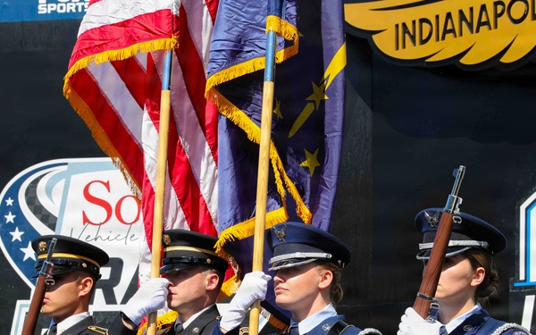 Indiana National Guard at Sonsio Grand Prix Opening Ceremonies