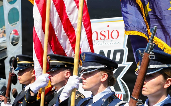Indiana National Guard at Sonsio Grand Prix Opening Ceremonies