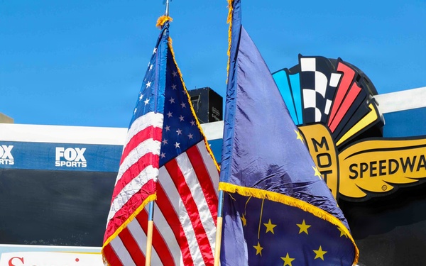 Indiana National Guard at Sonsio Grand Prix Opening Ceremonies