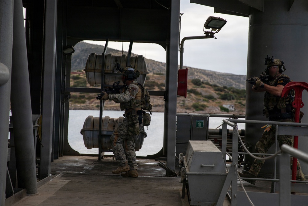 NATO special operations teams visit, board, search and seizure