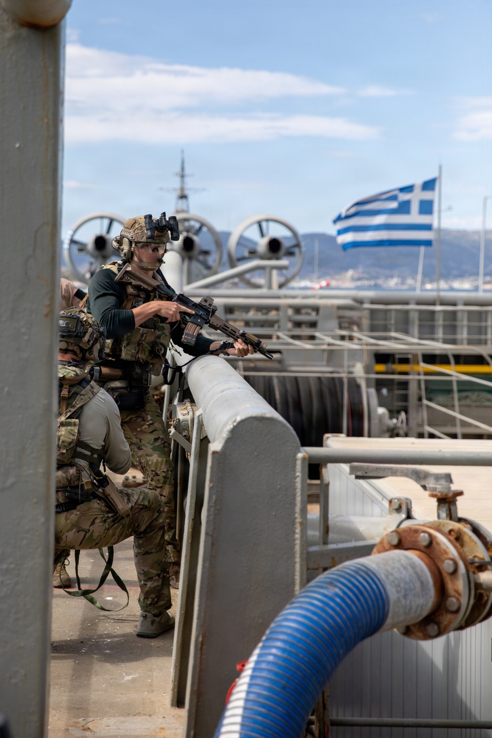 NATO special operations teams visit, board, search and seizure