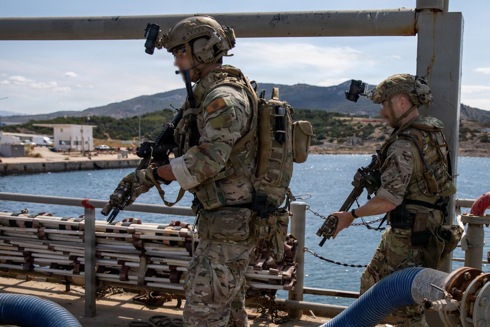 NATO special operations teams visit, board, search and seizure