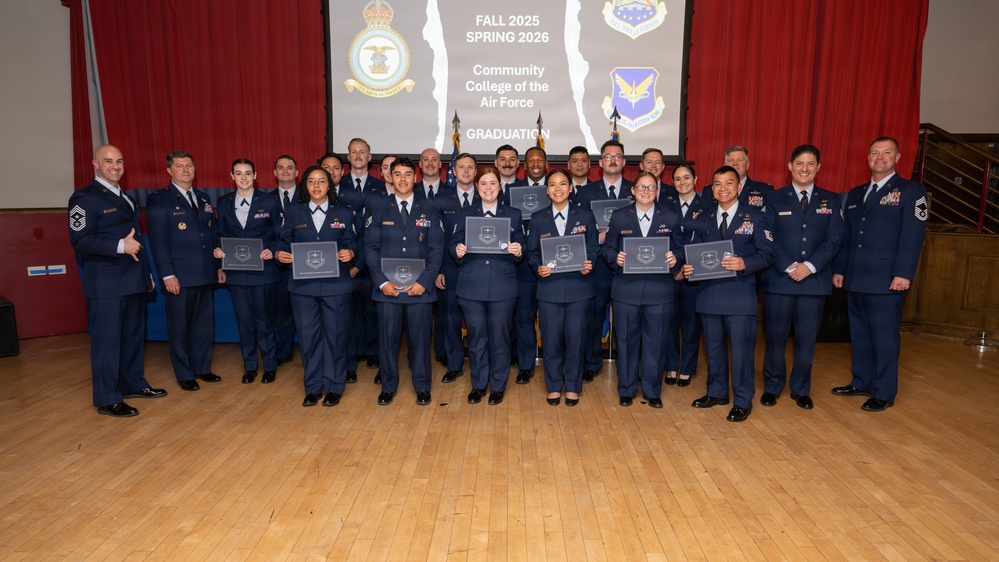 Team Mildenhall recognizes new CCAF graduates