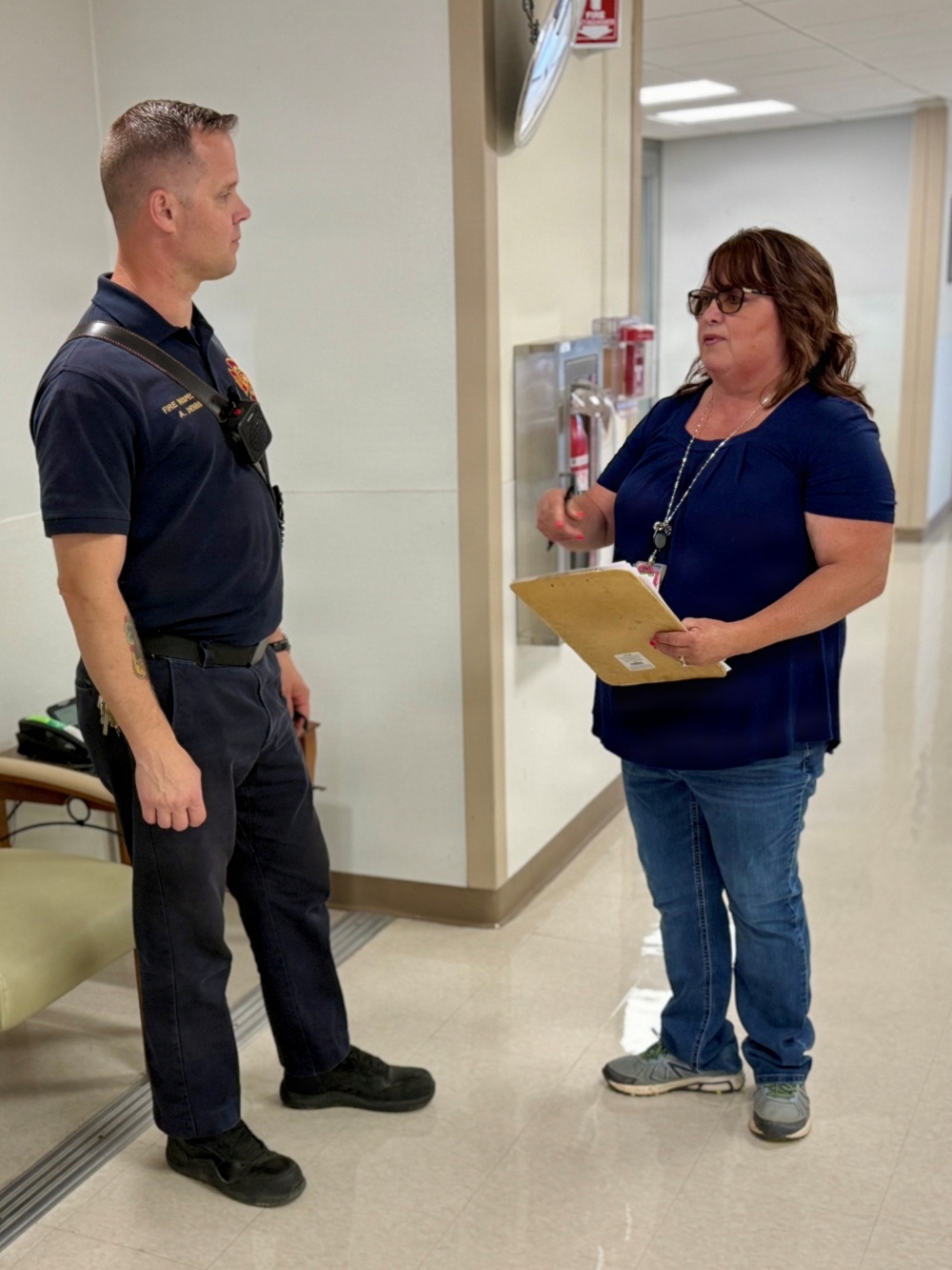 Munson Army Health Center trains staff, patients during full-scale fire drill