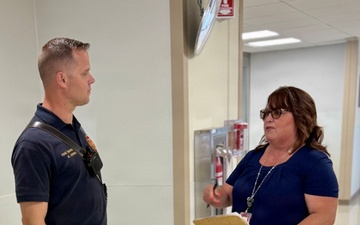 Munson Army Health Center trains staff, patients during full-scale fire drill