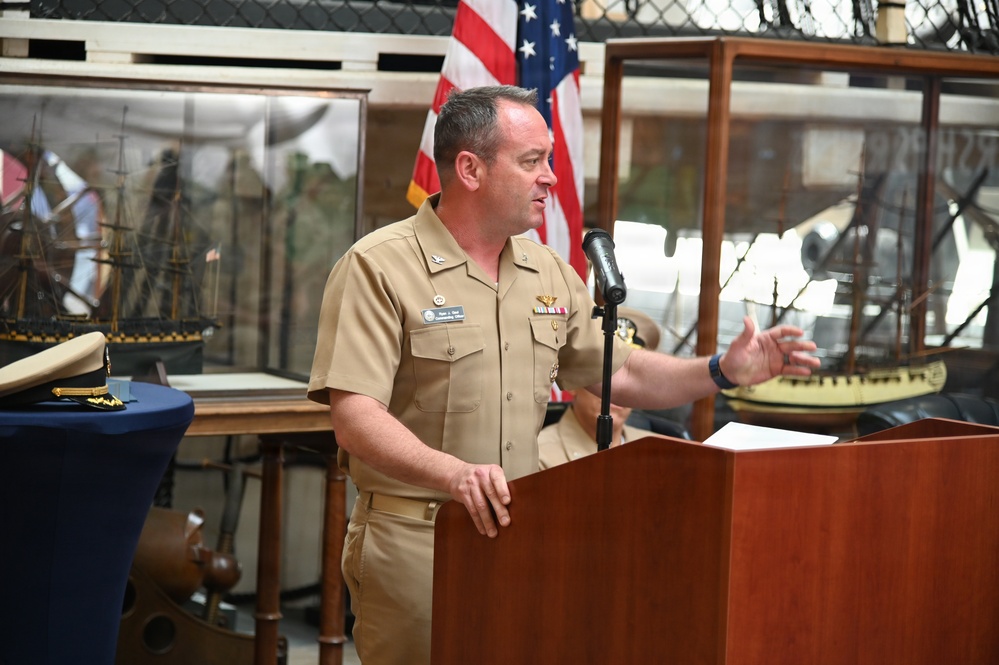 NSAW Commanding Officer Speaks at Inaugural Security Force Memorial