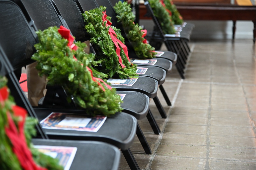 Wreaths Honor Fallen Heroes at NSAW Security Force Memorial
