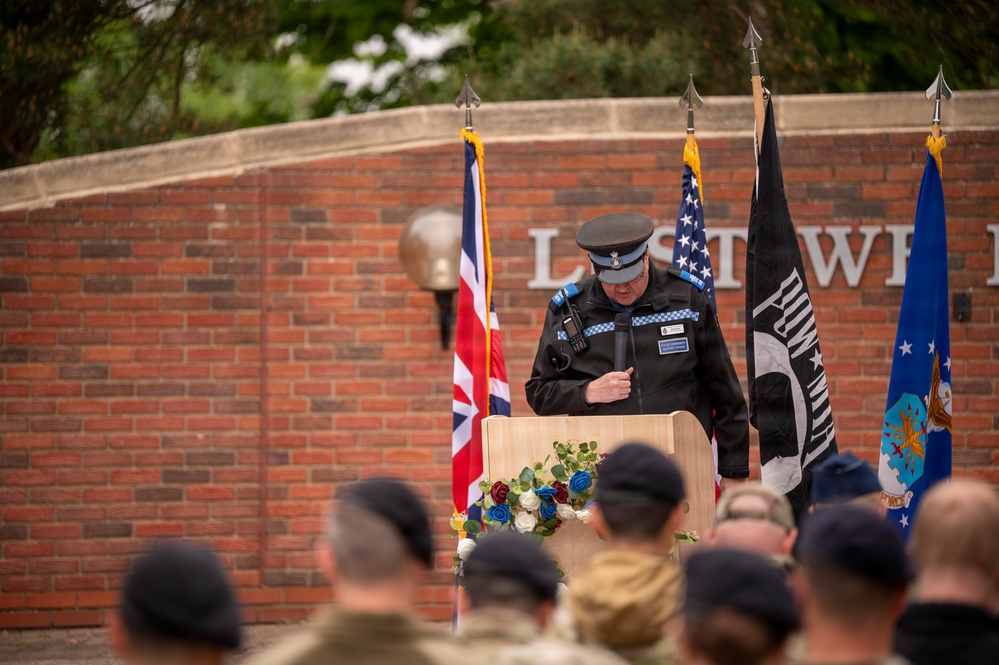 48 FW Security Forces, Suffolk Police honor fallen officers during National Police Week 2026