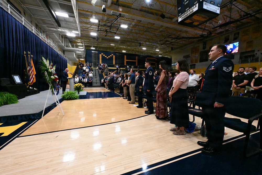Town of Mooresville Hosts Tribute Honoring Air Force Capt Seth Koval
