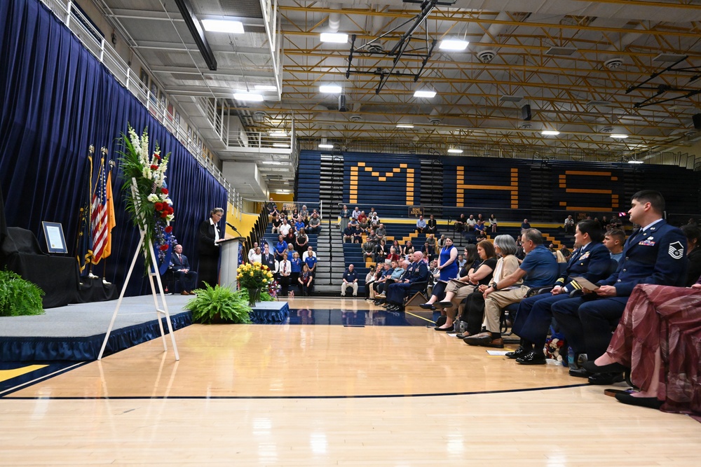 Town of Mooresville Hosts Tribute Honoring Air Force Capt Seth Koval