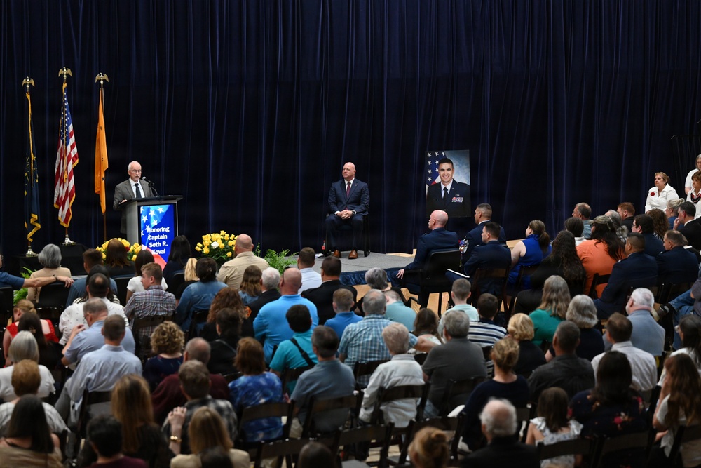 Town of Mooresville Hosts Tribute Honoring Air Force Capt Seth Koval
