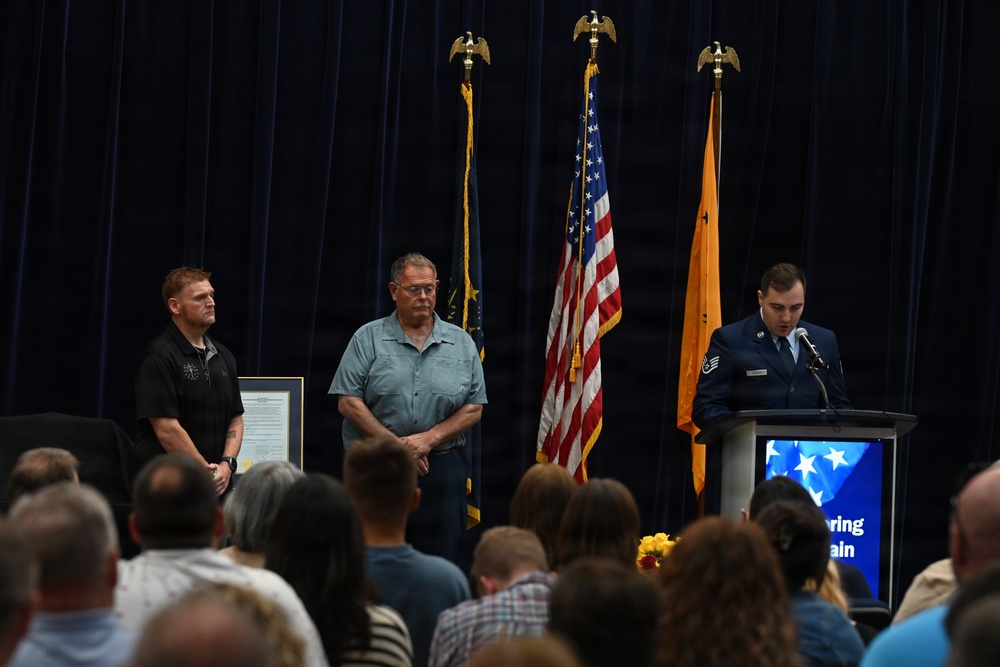 Town of Mooresville Hosts Tribute Honoring Air Force Capt Seth Koval