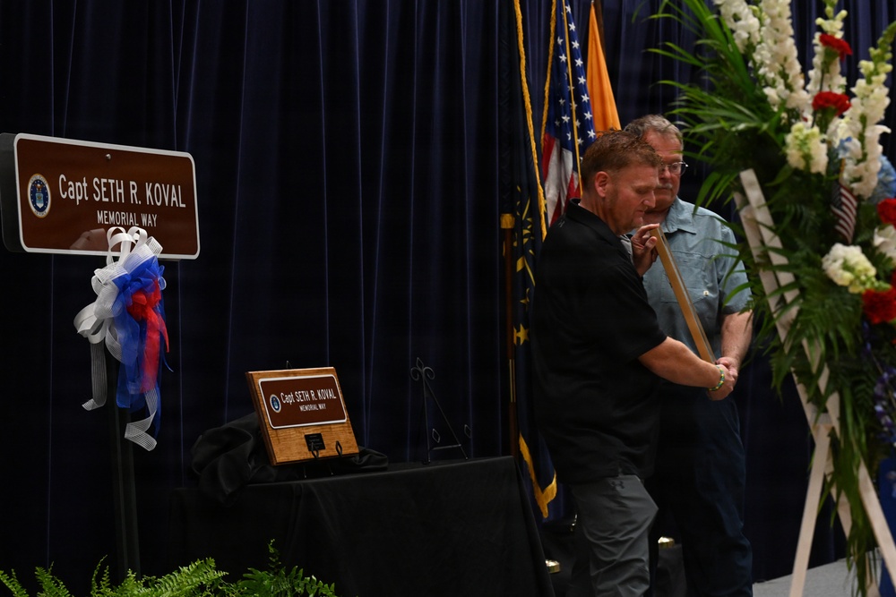 Town of Mooresville Hosts Tribute Honoring Air Force Capt Seth Koval