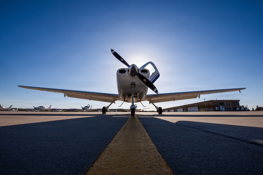 557th Flying Training Squadron conducts Elephant Walk at Davis Airfield