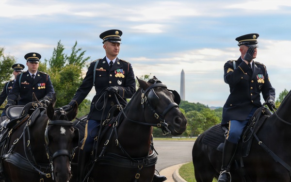 MBW supports MGySgt Spiro's Funeral at Arlington National Cemetery