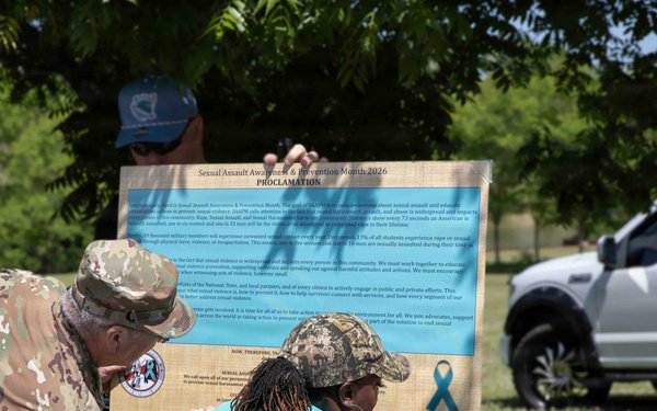 Alabama National Guard signs proclamation, hosts ruck march for Sexual Assault Awareness and Prevention Month