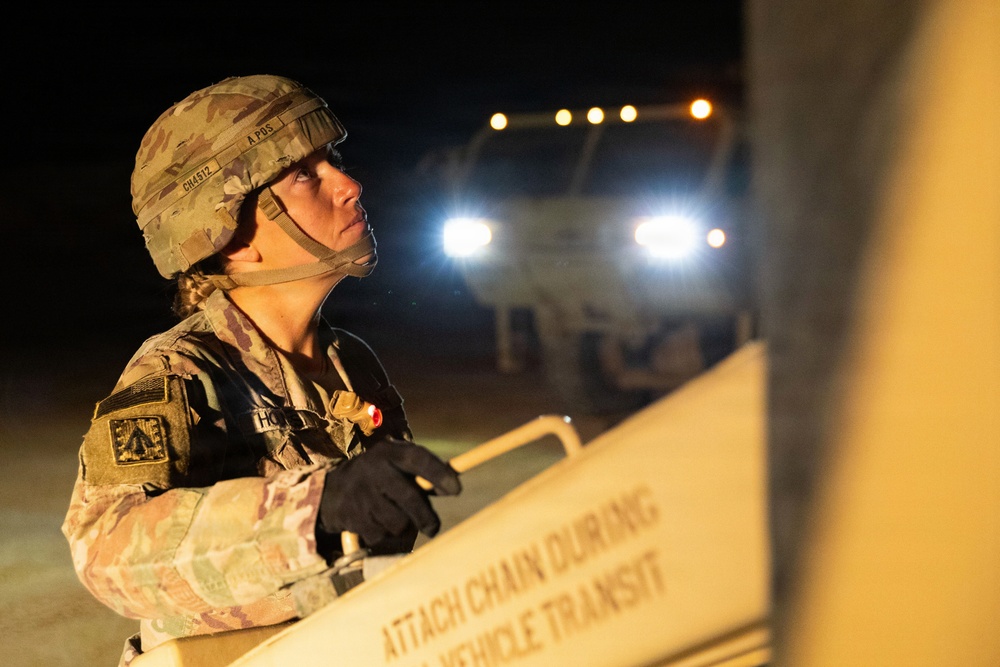 U.S. Army Soldiers Conduct Operations in the Middle East