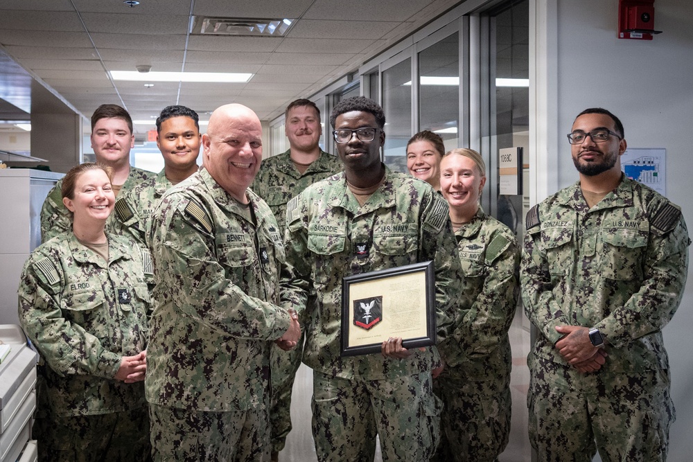 Cherry Point Sailor Promotes to Third Class