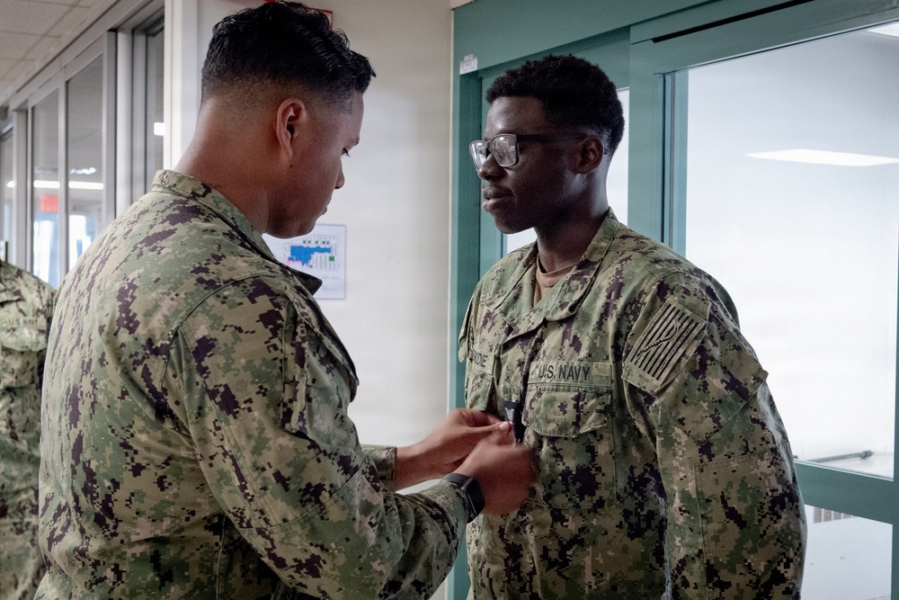 Cherry Point Sailor Promotes to Third Class