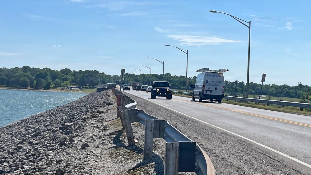 Maintenance on J. Percy Priest Dam requires road closures