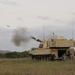 Best Redleg Competitors from 1st Armored Division Artillery shoot live rounds during the Best Redleg Competition