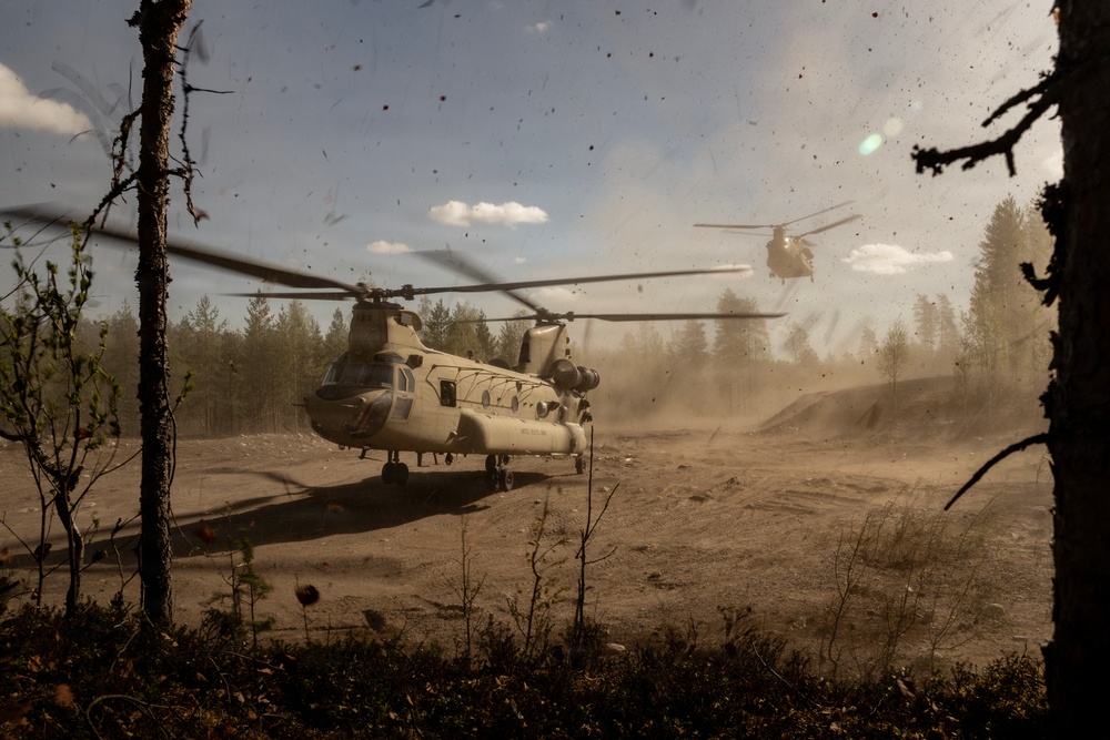 Multinational forces conduct force-on-force exercise in Finland
