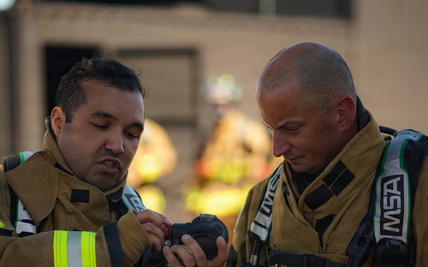 432 Commander and Command Chief obtain live fire training