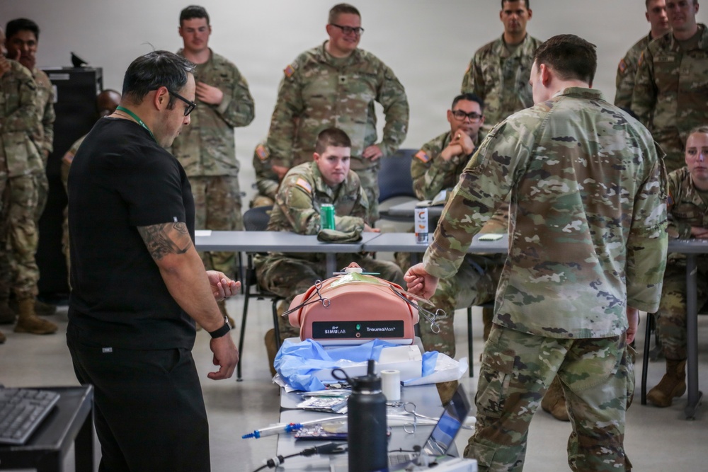 IPAP Students Lead Hands-On Medic Training