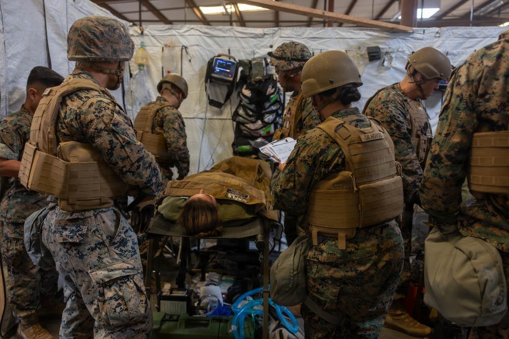 Tactical Triage: 1st Medical Battalion conducts certification exercise