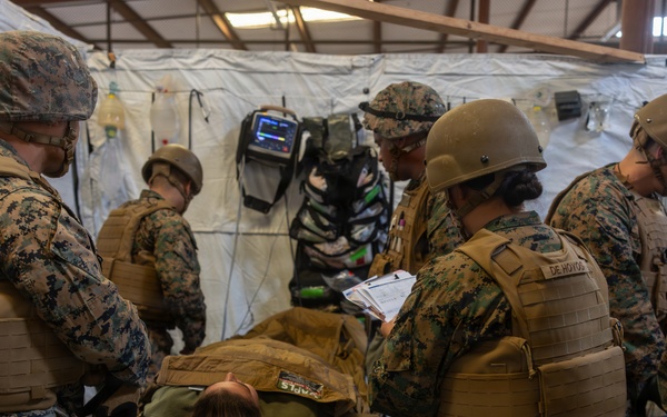Tactical Triage: 1st Medical Battalion conducts certification exercise