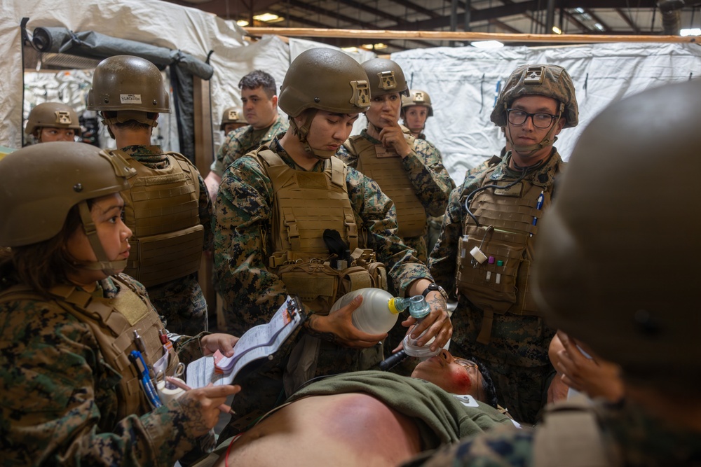 Tactical Triage: 1st Medical Battalion conducts certification exercise