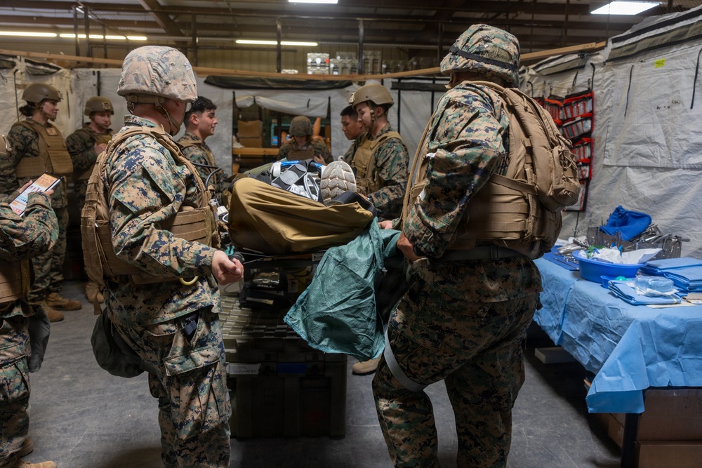 Tactical Triage: 1st Medical Battalion conducts certification exercise