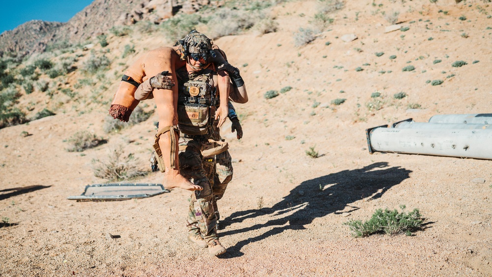 EOD Technicians Conduct a CSAR and Ordnance Response Drill